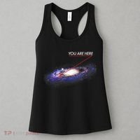 YOU ARE HERE Milky Way Galaxy Funny Outerspace Astronomy Women's Tank Top thumb 3