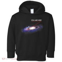 YOU ARE HERE Milky Way Galaxy Funny Outerspace Astronomy Toddler Hoodie thumb 0