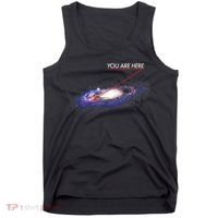 YOU ARE HERE Milky Way Galaxy Funny Outerspace Astronomy Tank Top thumb 0