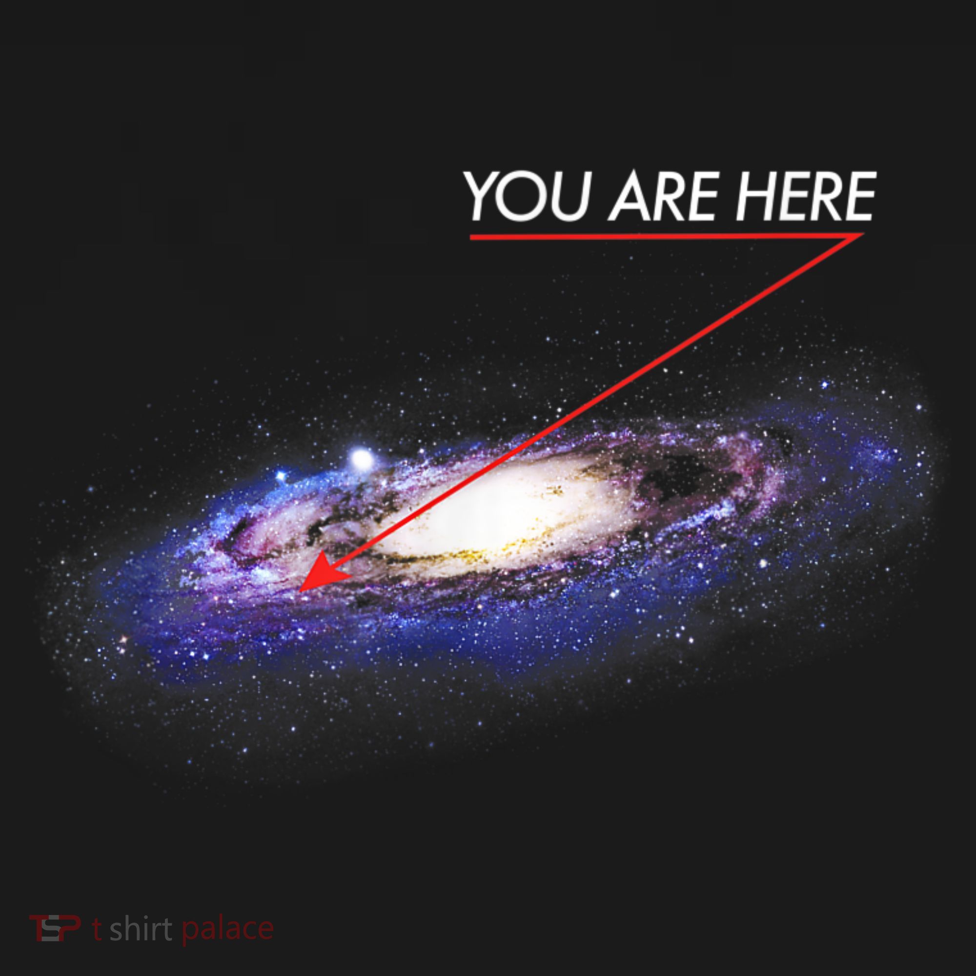 YOU ARE HERE Milky Way Galaxy Funny Outerspace Astronomy Visor