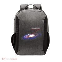 YOU ARE HERE Milky Way Galaxy Funny Outerspace Astronomy Vector Backpack thumb 0