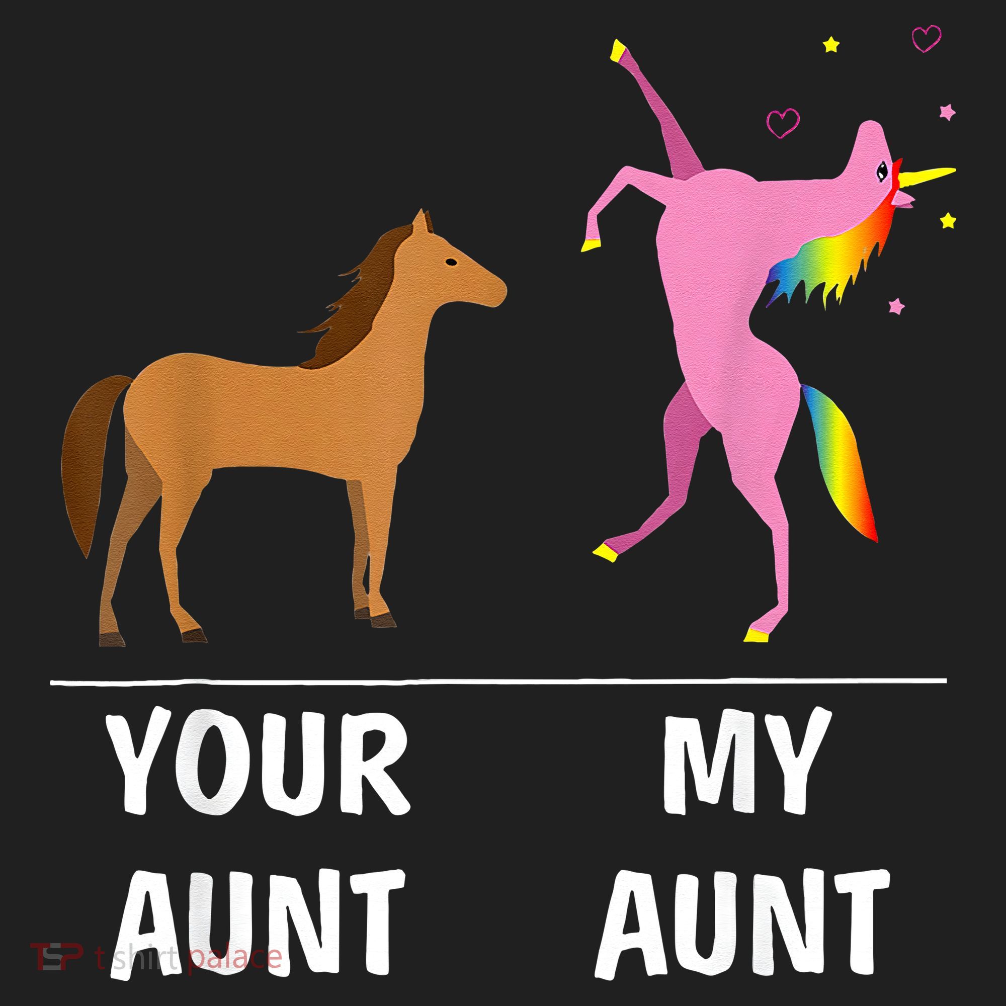 Your Aunt Horse My Aunt Unicorn Funny Beanie
