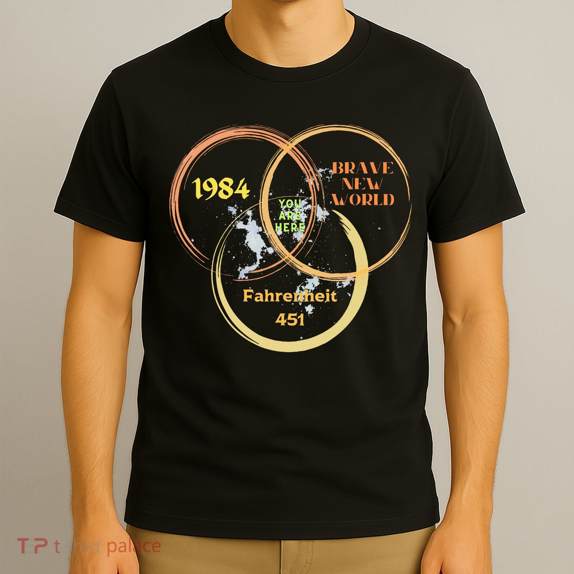 You Are Here 1984 Brave New World Dystopia T-Shirt