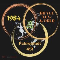 You Are Here 1984 Brave New World Dystopia Women's Hoodie thumb 2