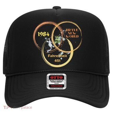 You Are Here 1984 Brave New World Dystopia Hat