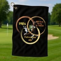 You Are Here 1984 Brave New World Dystopia Golf Towel thumb 1