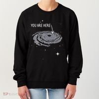 You Are Here Astronomy Galaxy Astronomer Science Fan Women's Sweatshirt thumb 0