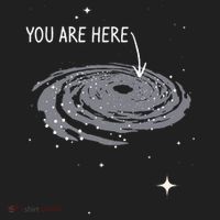 You Are Here Astronomy Galaxy Astronomer Science Fan Women's Sweatshirt thumb 2