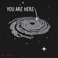 You Are Here Astronomy Galaxy Astronomer Science Fan Women's Hoodie thumb 2