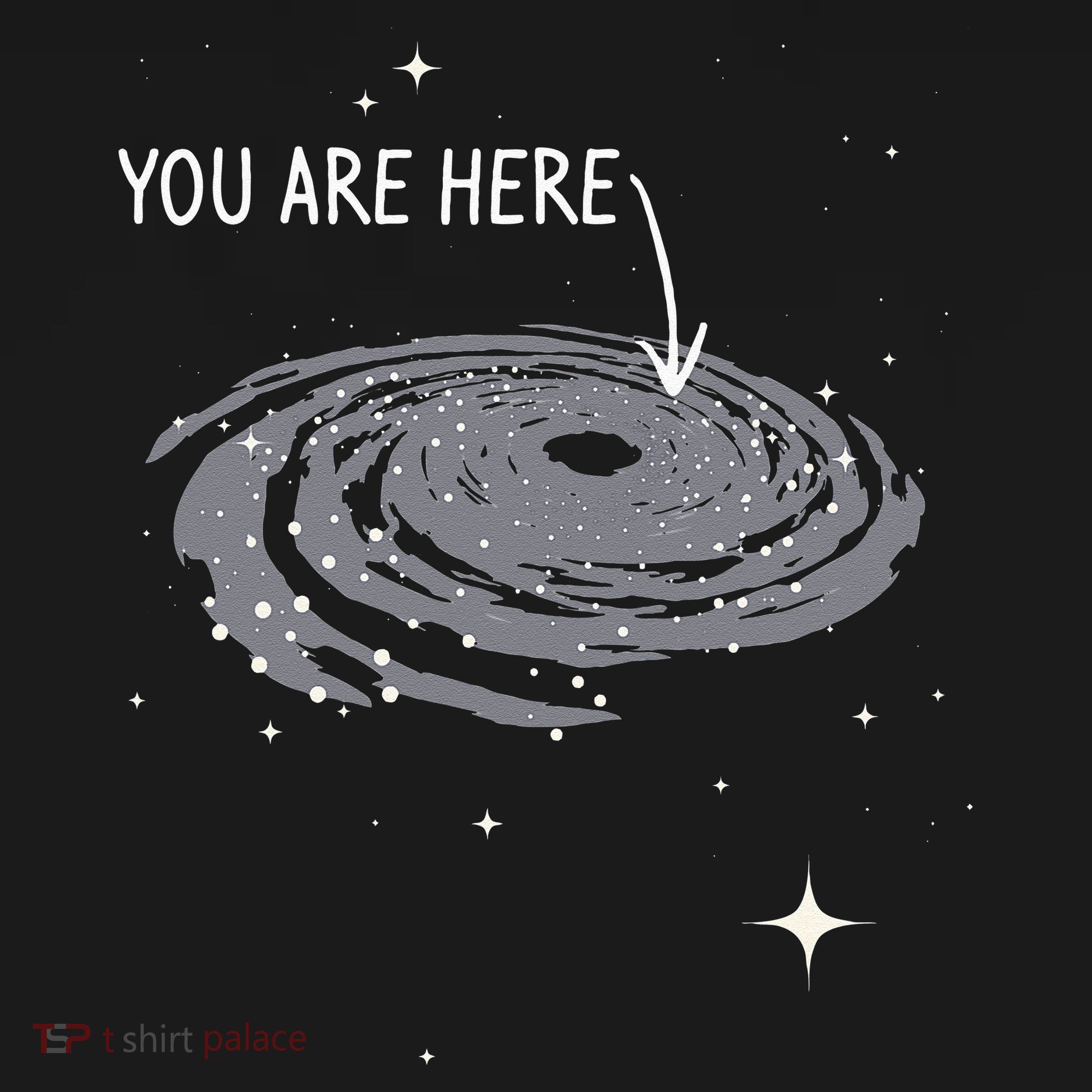 You Are Here Astronomy Galaxy Astronomer Science Fan Women's Hoodie