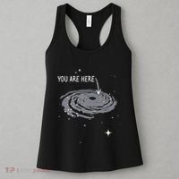 You Are Here Astronomy Galaxy Astronomer Science Fan Women's Tank Top thumb 3