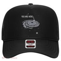 You Are Here Astronomy Galaxy Astronomer Science Fan Hat thumb 0