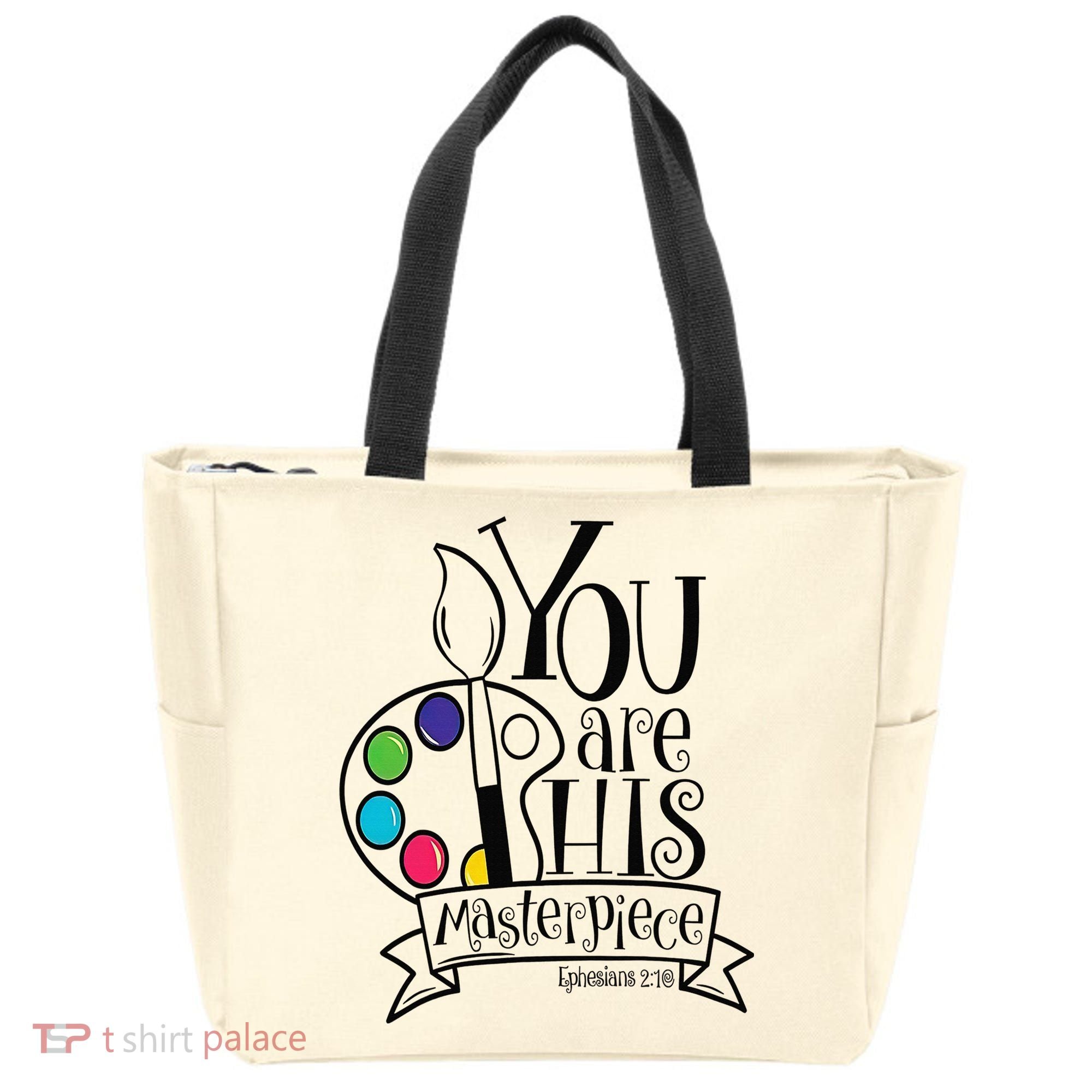 You Are His Masterpiece Christian Tote Bag