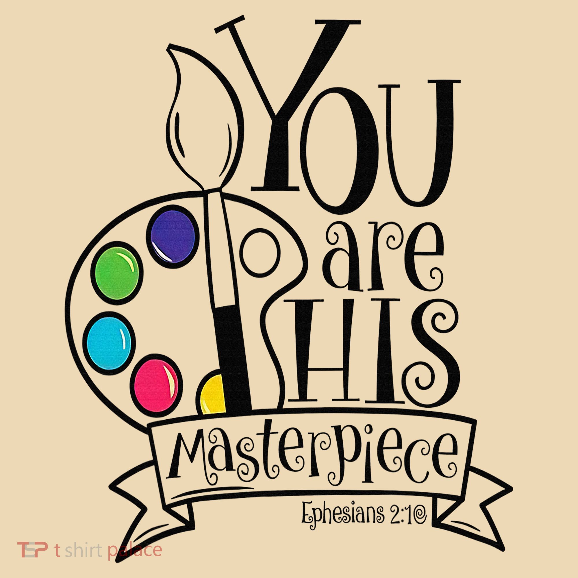 You Are His Masterpiece Christian Tote Bag