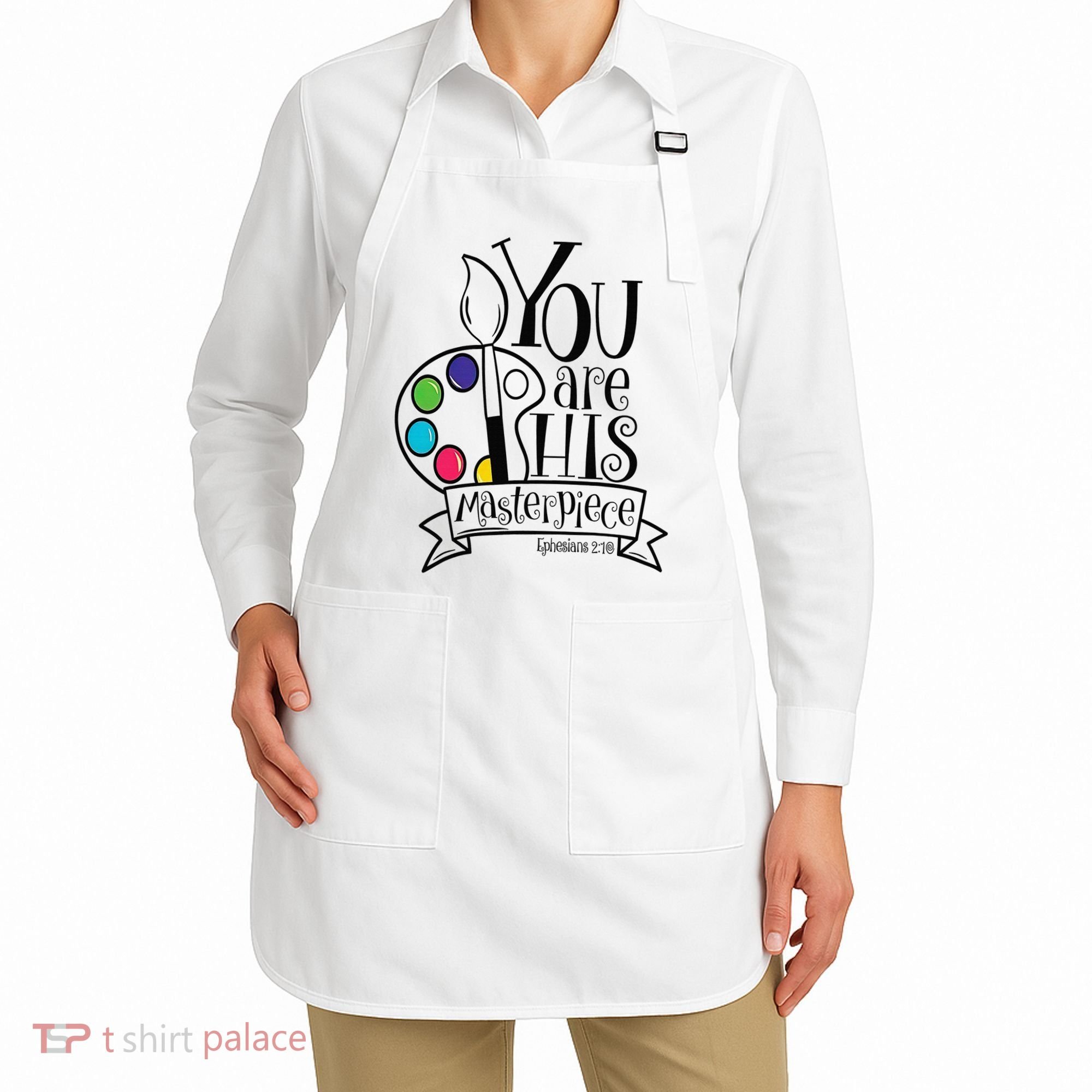 You Are His Masterpiece Christian Apron