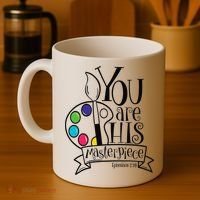 You Are His Masterpiece Christian Coffee Mug thumb 4
