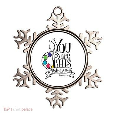 You Are His Masterpiece Christian Ornament