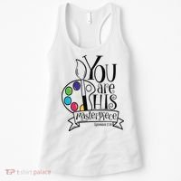 You Are His Masterpiece Christian Women's Tank Top thumb 0