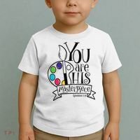 You Are His Masterpiece Christian Toddler T-Shirt thumb 2