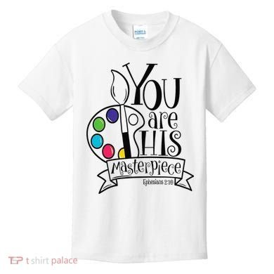 You Are His Masterpiece Christian Kids T-Shirt