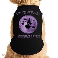 Yes Actually I Can Drive A Stick Halloween 2022 Doggie Tank thumb 0