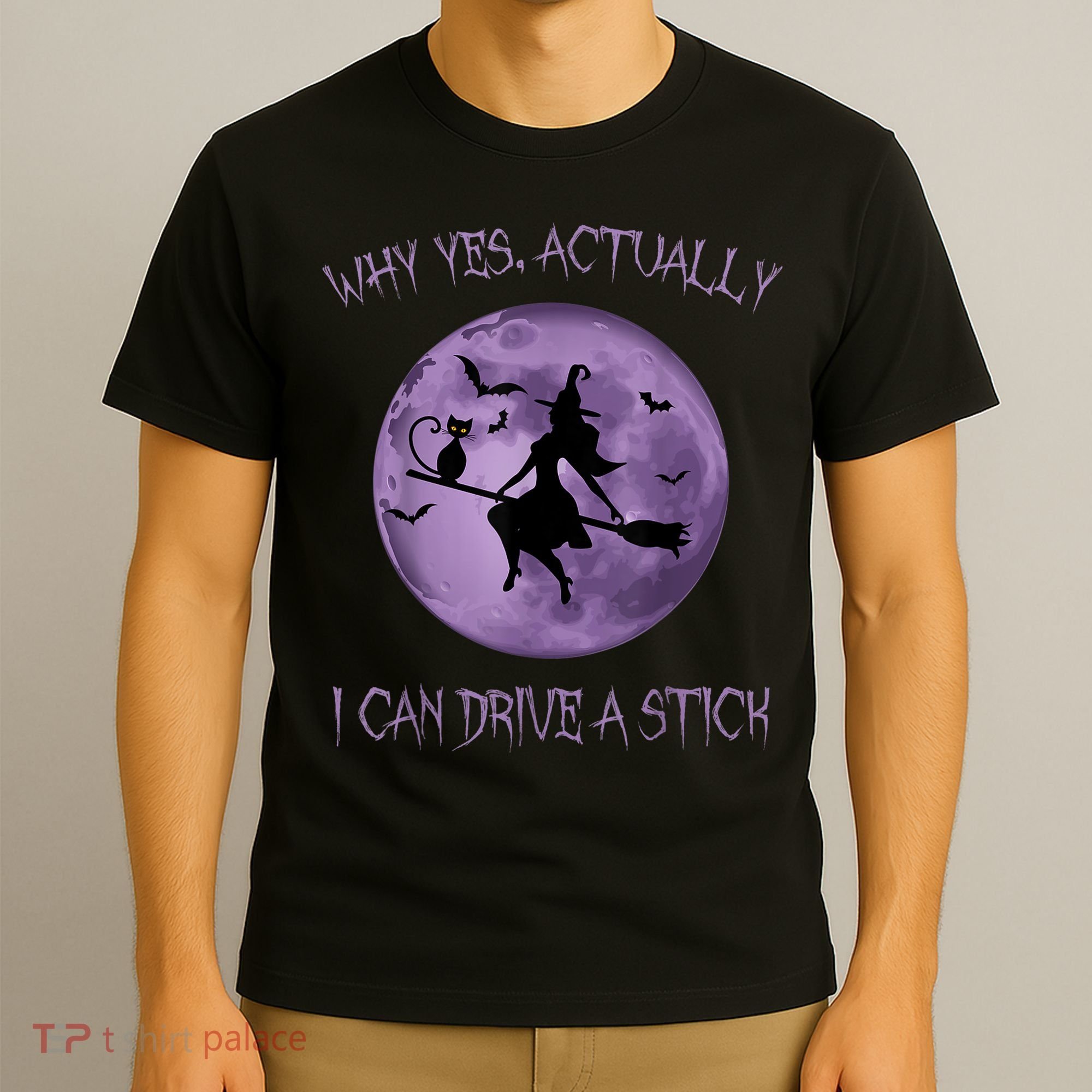 Yes Actually I Can Drive A Stick Halloween 2022 T-Shirt