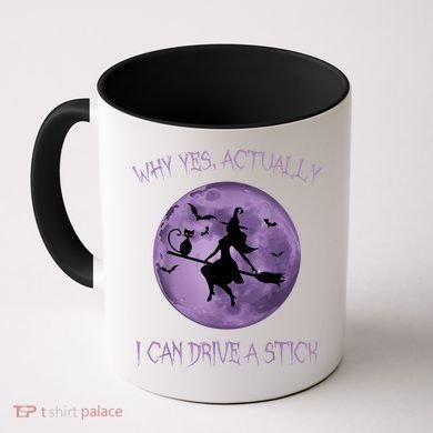 Yes Actually I Can Drive A Stick Halloween 2022 Coffee Mug