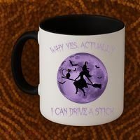 Yes Actually I Can Drive A Stick Halloween 2022 Coffee Mug thumb 2