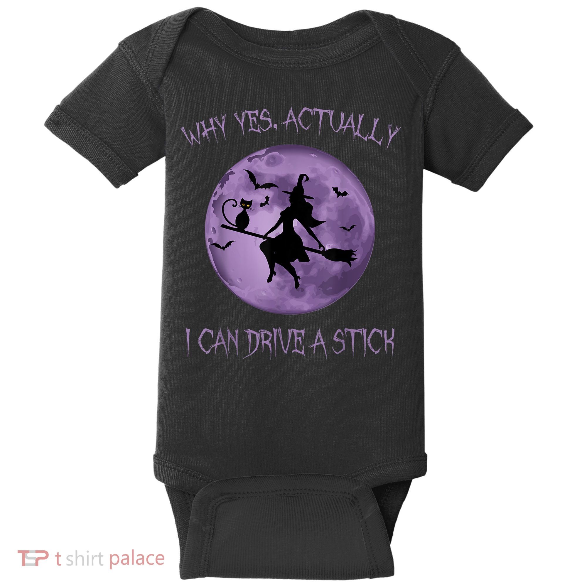 Yes Actually I Can Drive A Stick Halloween 2022 Baby Bodysuit