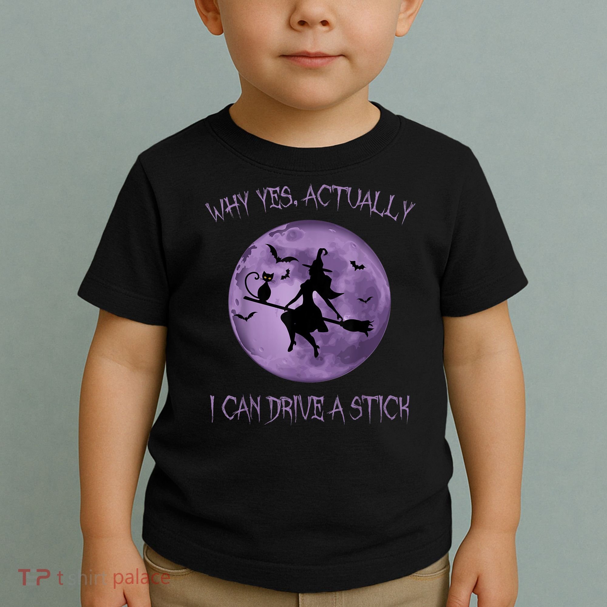 Yes Actually I Can Drive A Stick Halloween 2022 Toddler T-Shirt