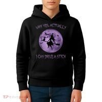 Yes Actually I Can Drive A Stick Halloween 2022 Kids Hoodie thumb 4