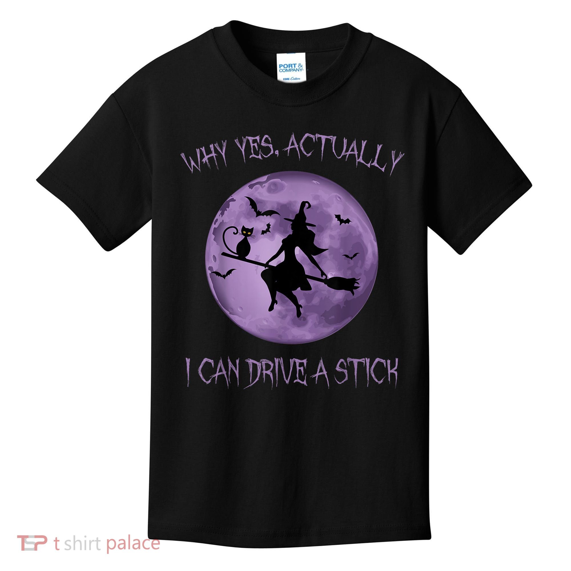 Yes Actually I Can Drive A Stick Halloween 2022 Kids T-Shirt