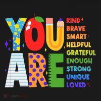 You Are Kind Unique Loved School Teacher Life Polo thumb 3