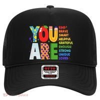 You Are Kind Unique Loved School Teacher Life Hat thumb 0