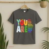 You Are Kind Unique Loved School Teacher Life T-Shirt thumb 2