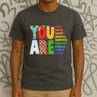 You Are Kind Unique Loved School Teacher Life T-Shirt thumb 3