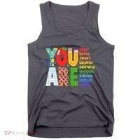 You Are Kind Unique Loved School Teacher Life Tank Top thumb 0