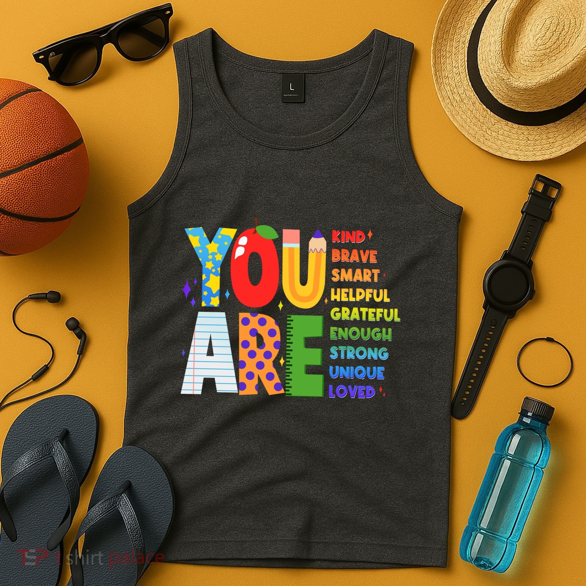 You Are Kind Unique Loved School Teacher Life Tank Top