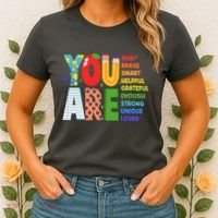 You Are Kind Unique Loved School Teacher Life Women's T-Shirt thumb 2