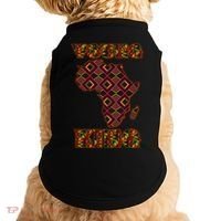 Young African King African Cloth Pattern Celebrating Black History Doggie Tank thumb 0