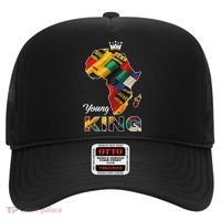 Young African King Map Kente Hat thumb 0