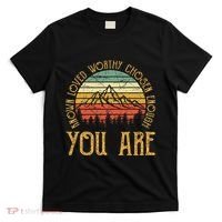 You Are Known Loved Worthy Chosen Enough Christian T-Shirt thumb 0