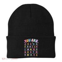 You Are Letters Alphabet Learn Abcs Boy Girl Reading Teacher Beanie thumb 0