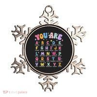 You Are Letters Alphabet Learn Abcs Boy Girl Reading Teacher Ornament thumb 0
