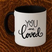 You Are Loved Cute Gift Coffee Mug thumb 2