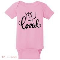 You Are Loved Cute Gift Baby Bodysuit thumb 0