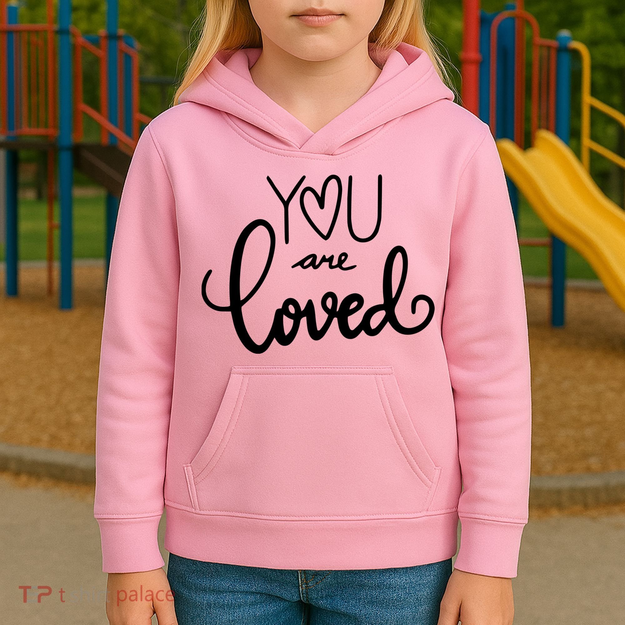 You Are Loved Cute Gift Kids Hoodie