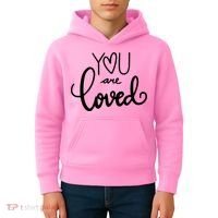 You Are Loved Cute Gift Kids Hoodie thumb 4
