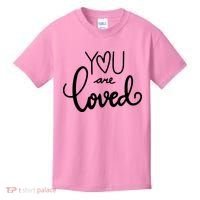 You Are Loved Cute Gift Kids T-Shirt thumb 0