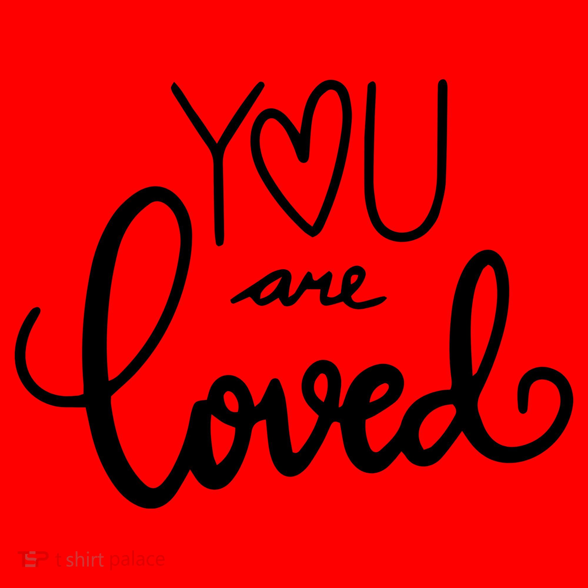 You Are Loved Cute Gift Santa Hat